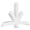 Ekena Millwork Alberta Architectural Grade PVC Gable Bracket, 72"W x 42"H x 6"D x 6"F, 14/12 Pitch GBP072X42X0606ALB00 - alternate 1